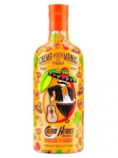 Crema tequila con Mango