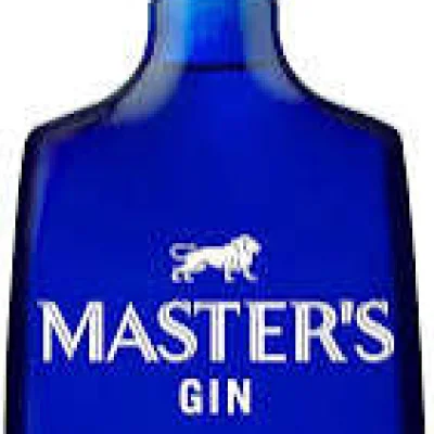Misters Gin Azul - Botella de diseño elegante